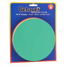 Circle Behavior Cards Manage Classroom Behavior Hygloss