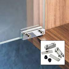 shallow channel glass door hinge for 1