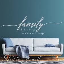 large family quote wall decals family