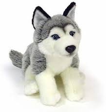 siberian husky stuffed puppy toy
