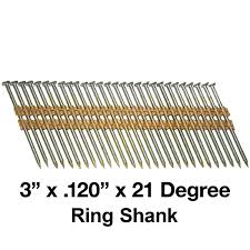 21 degree plastic strip ring shank