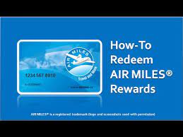 how to redeem air miles you