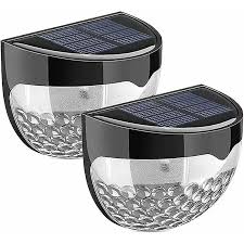 Pack Solar Wireless Fence Lights Fence