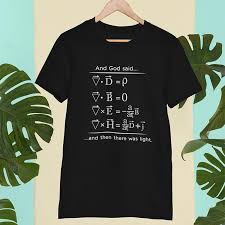2021 Physics T Shirt Says Maxwell
