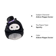 Amazon.com: Squishmallow Official Kellytoy Halloween Squishy Soft Plush Toy  Animals (Aldron Plague Doctor, 12 Inch) : Toys & Games