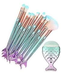 mermaid makeup brushes sets concealer
