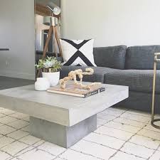 Element Cement Top Coffee Table