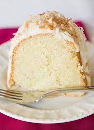 Coconut Bundt Cake With White Chocolate gambar png