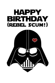 Pour vous souhaiter joyeux anniversaire! Star Wars Funny Birthday Card Diy Printable Etsy Star Wars Happy Birthday Dad Birthday Card Happy Birthday Dad