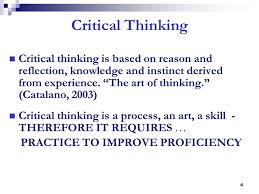Critical thinking and clinical judgment skills are what separates nursing  from other professions  Throughout my nursing school experience I have been  pushed     SlidePlayer