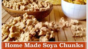 home made soya chunks recipe how to
