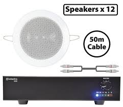 corridor ceiling speaker packages 12 x