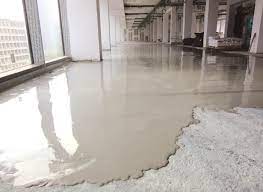 low thickness self levelling screed