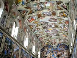 How Da Vinci himself helped design the new lighting for The Last     Tumblr Sistine Chapel ceiling and alter 