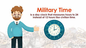 military time conversion how to