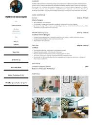 interior designer resume sles 3
