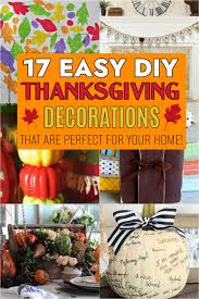 diy thanksgiving decorations easy