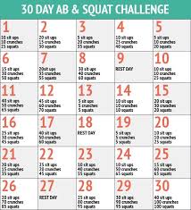 30 Day Ab Squat Challenge Inspiremyworkout Com A