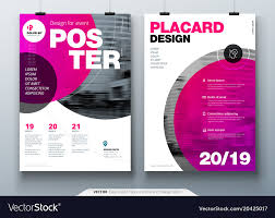 poster template layout design business