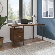 Modern & contemporary desks & computer tables : Bush Architect Modern Writing Desk With Drawers