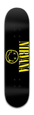 Free shipping for many products! Simplistic Nirvana Design Banger Park Skateboard 8 X 31 3 4 Designed By New Designer 104164 Design Your Own Banger Park Skateboard 8 X 31 3 4 Whatever Skateboards