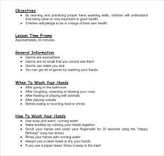Toddler Lesson Plan Templates Template Business