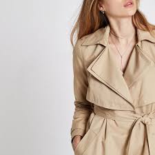 Vince wool lilac collarless longline coat. Camel Double Collar Long Trench Coat From River Island On 21 Buttons