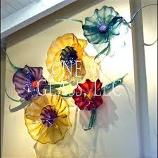 decorative glass wall art plates