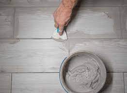 how to regrout tiles for a show home