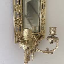 Antique Victorian Gilt Bronze Mirror