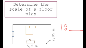 determine the scale from a floor plan