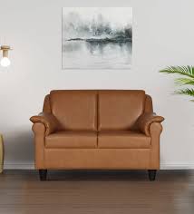 madison leatherette 2 seater sofa