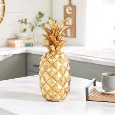gold pineapple decor fruit display
