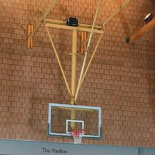 folding basketball hoop installation