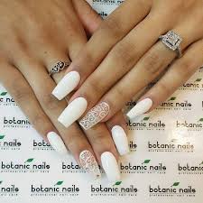 This simple modern look is just white polish with a black line. 60 White Nail Art Designs Nenuno Creative