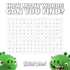Angry Birds - We've hidden some extra birdy words! How...
