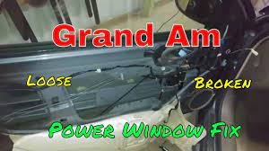 99-05 Grand Am Ram Air Window Regulator Clip Fix Tabs Loose Broken DIY -  YouTube