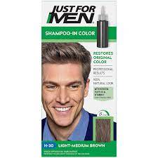 Color protection shampoo for colored and colored hair. Amazon Com Just For Men Shampoo In Hair Color Light Medium Brown H 30 Chemical Hair Dyes Beauty