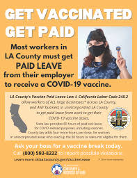 covid 19 vaccine paid leave consumer