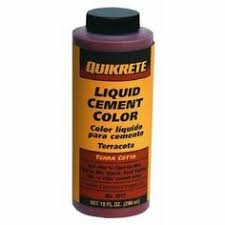Use Cement Color While Mixing Up Your Quikrete To Get A