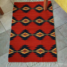 mexican zapotec wool rug 2 x 3 ft