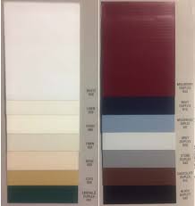 Blackout Shade Color Chart