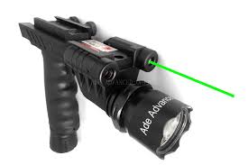 Rifle Vertical Foregrip Grip 500 Lumen Flashlight And Green Laser Combo Sight For Sale Ade Advanced Optics