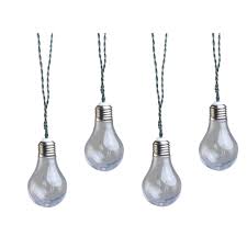 Moonrays 10 Light 15 Ft Solar Powered Integrated Led Clear Vintage Bulb String Lights 91137 The Home Depot