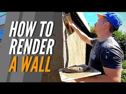 9 easy steps to render a garden wall
