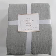 Buy products such as home essence apartment kay cotton jacquard duvet cover set at walmart and save. Amazon Com Pottery Barn Belgian Linen Flax Duvet Cover King California King Smoke Home Kitchen