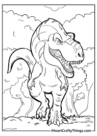 Get hold of these coloring sheets that are full of pictures and involve your kid in painting them. Tyrannosaurus Coloring Pages Updated 2021