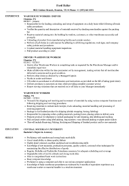 This post highlights examples of how to write a strong resume objective statement introduces a resume to the hiring manager and aims to sell. Warehouse Worker Resume Samples Velvet Jobs