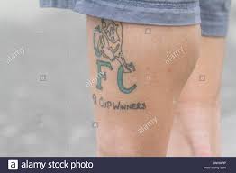 The european champion clubs' cup, also known as coupe des clubs champions européens, or simply the european cup, is a trophy awarded annually by uefa to the football club that wins the uefa champions league. Chelsea Fc Champions League Tattoo