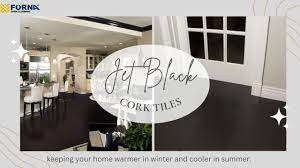 jet black cork tiles you